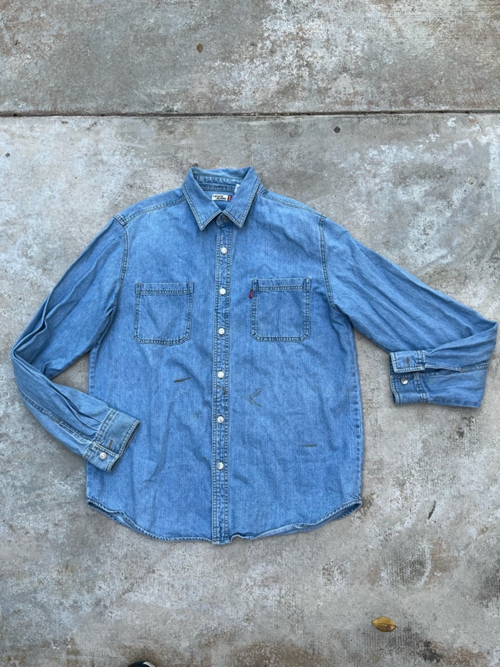 Levi’s overshirt shacket workwear with metal buttons Large - Picture 2 of 11